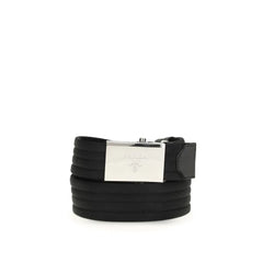Prada Black Polyester Thin Belt