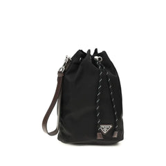 Prada Black Recycled Polyamide Accessories