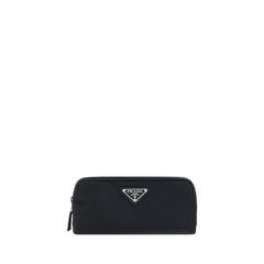 Prada Black Recycled Polyamide Accessories - Makeup Bags