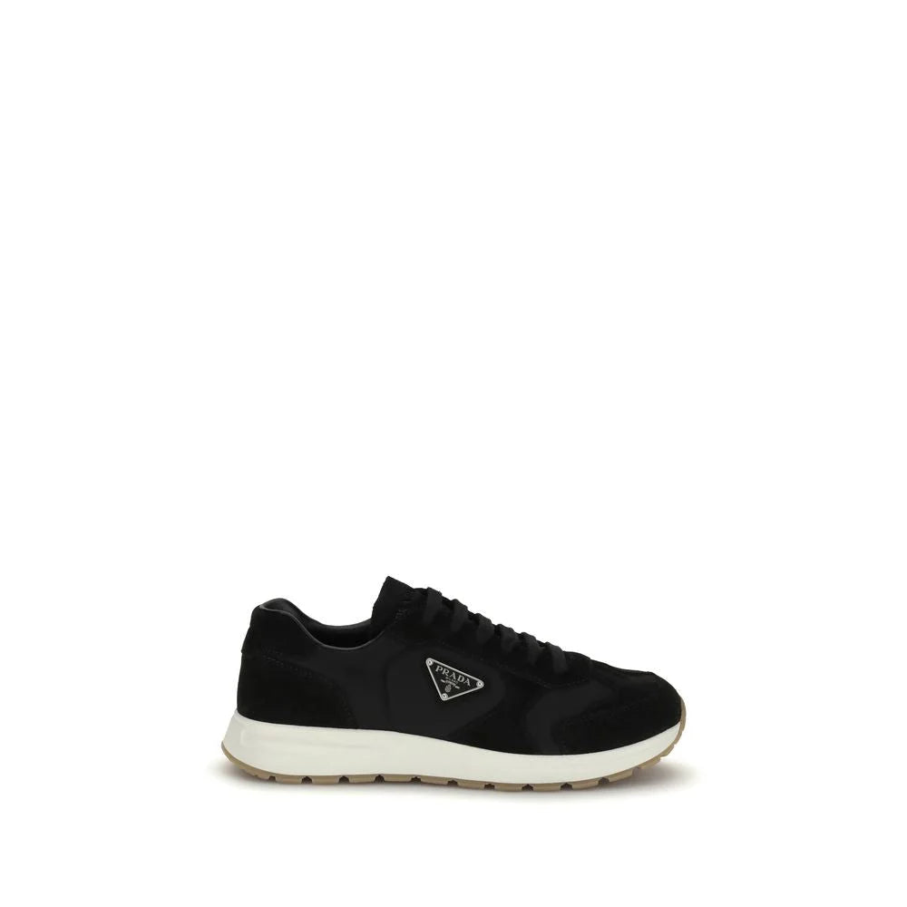 Prada Sort Genanvendt Polyamid Athletic Sneakers