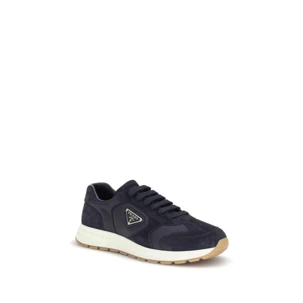 Prada Black Recycled Polyamide Athletic Sneakers - EU 38.5 | US 5.5