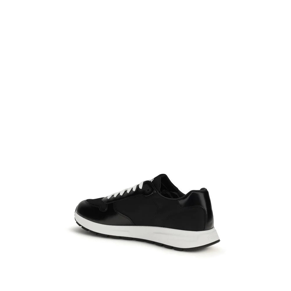 Prada Black Recycled Polyamide Athletic Sneakers - EU43/US10