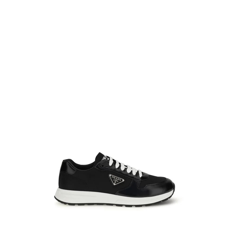 Prada Black Recycled Polyamide Athletic Sneakers - EU43/US10