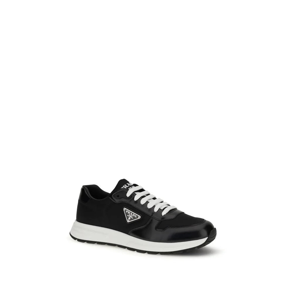 Prada Sort Genbrugspolymid Atletiske Sneakers - EU43/US10