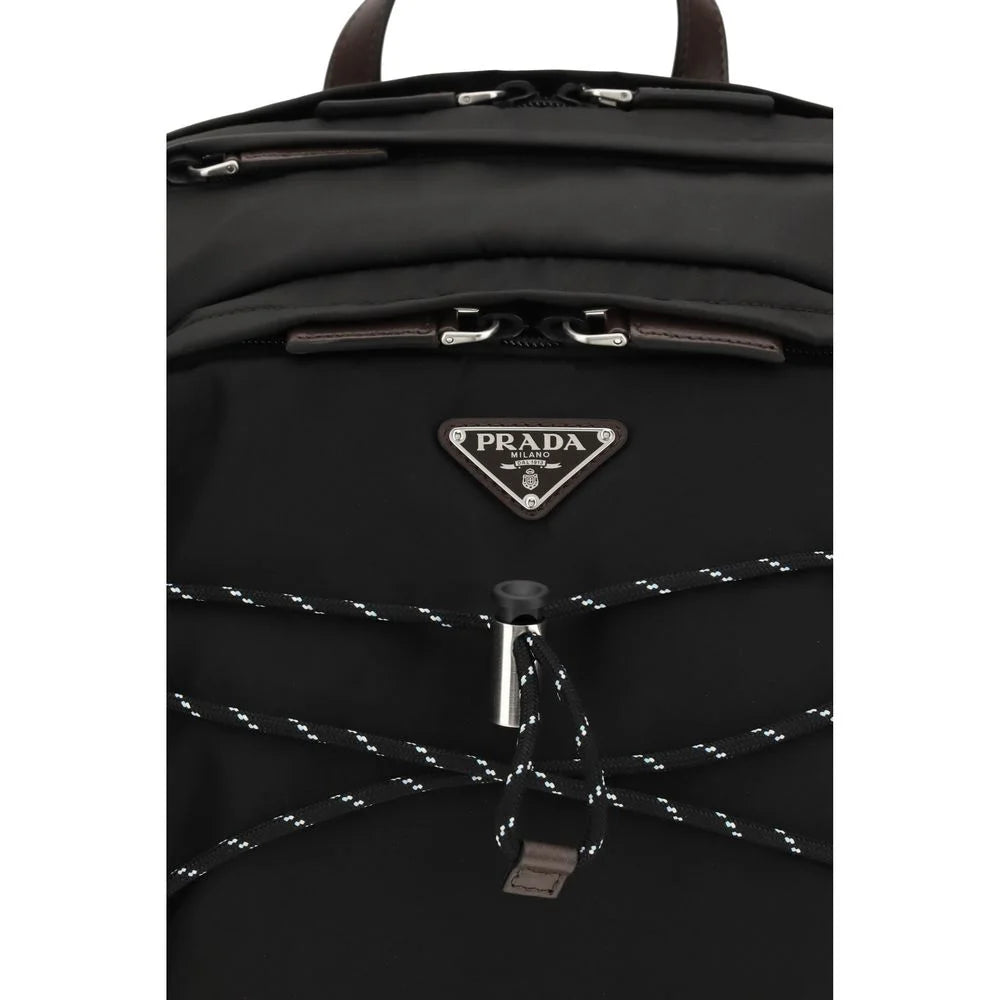 Prada Black Recycled Polyamide Backpack