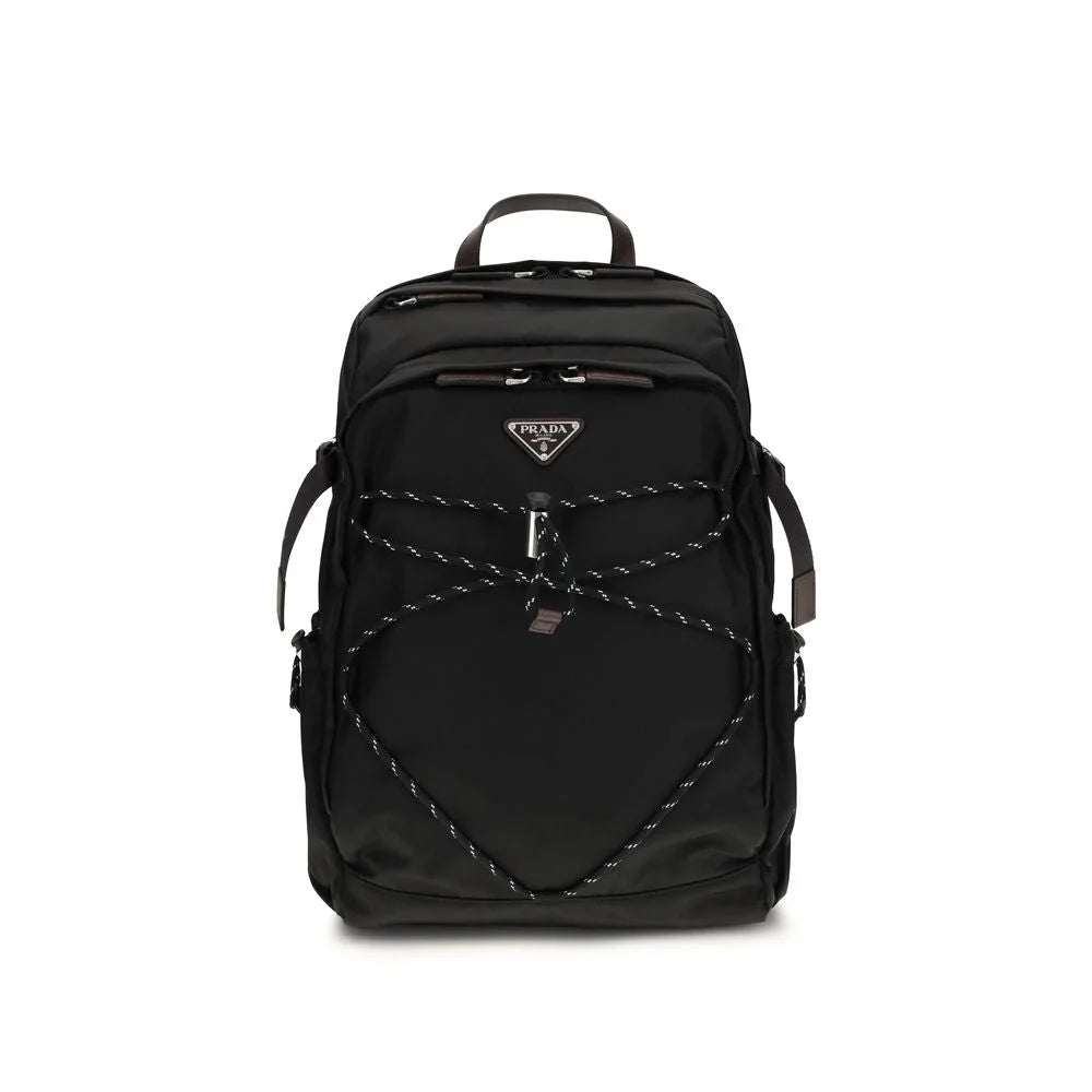 Prada Black Recycled Polyamide Backpack