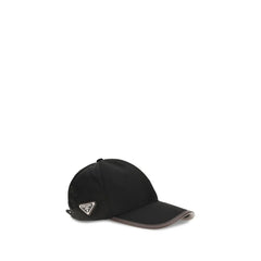 Prada Black Recycled Polyamide Cap (Baseball Hat)