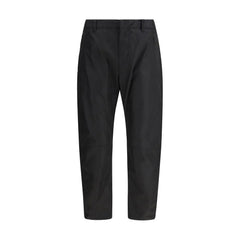 Prada Black Recycled Polyamide Casual Pants - IT46 | S
