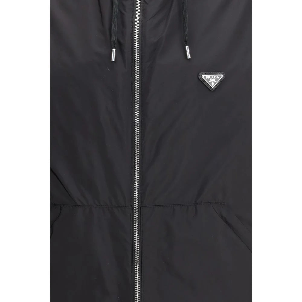 Prada Black Recycled Polyamide Clothing