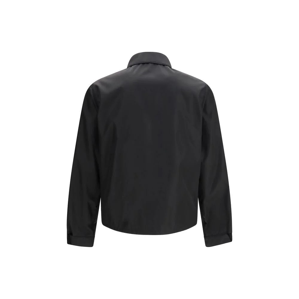 Prada Black Recycled Polyamide Full-Length Jacket - IT46 | S