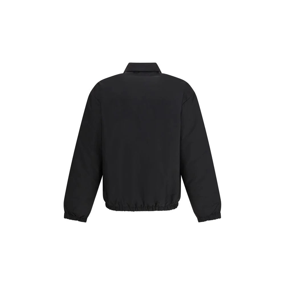 Prada Black Recycled Polyamide Full-Length Jacket - IT48 | M