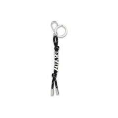 Prada Zwarte Gerecycled Polyamide Sleutelhanger