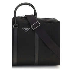 Prada Black Recycled Polyamide Luggage And Travel