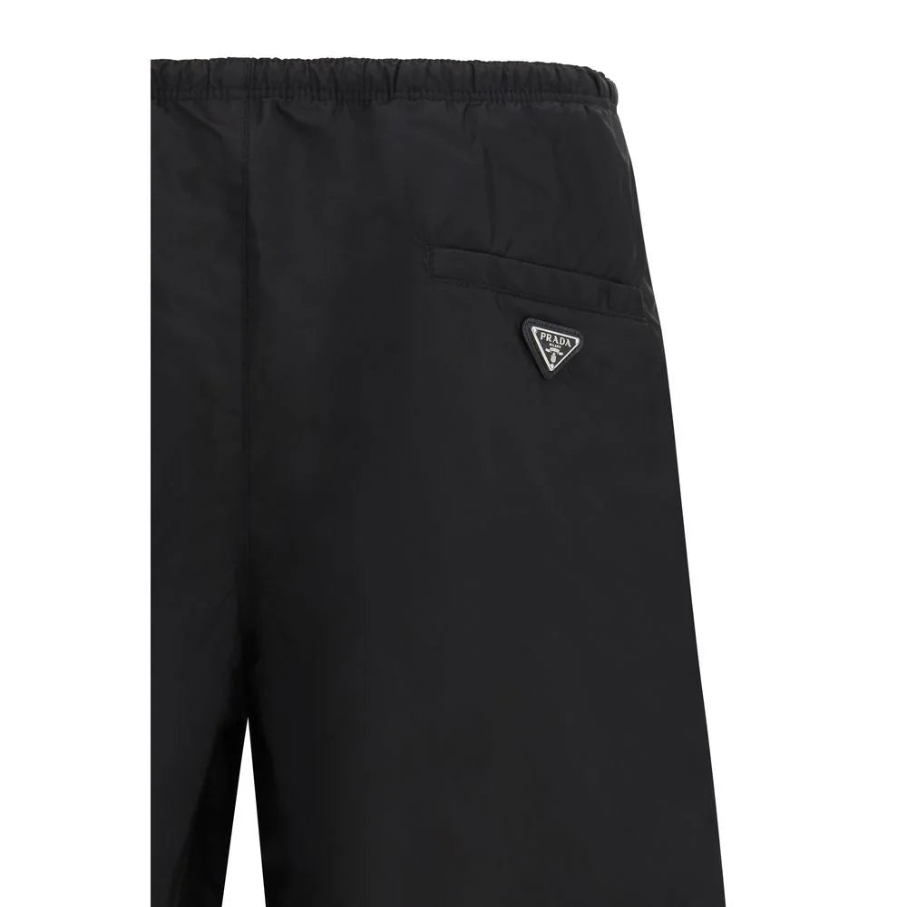 Prada Black Recycled Polyamide Shorts - IT52 | XL