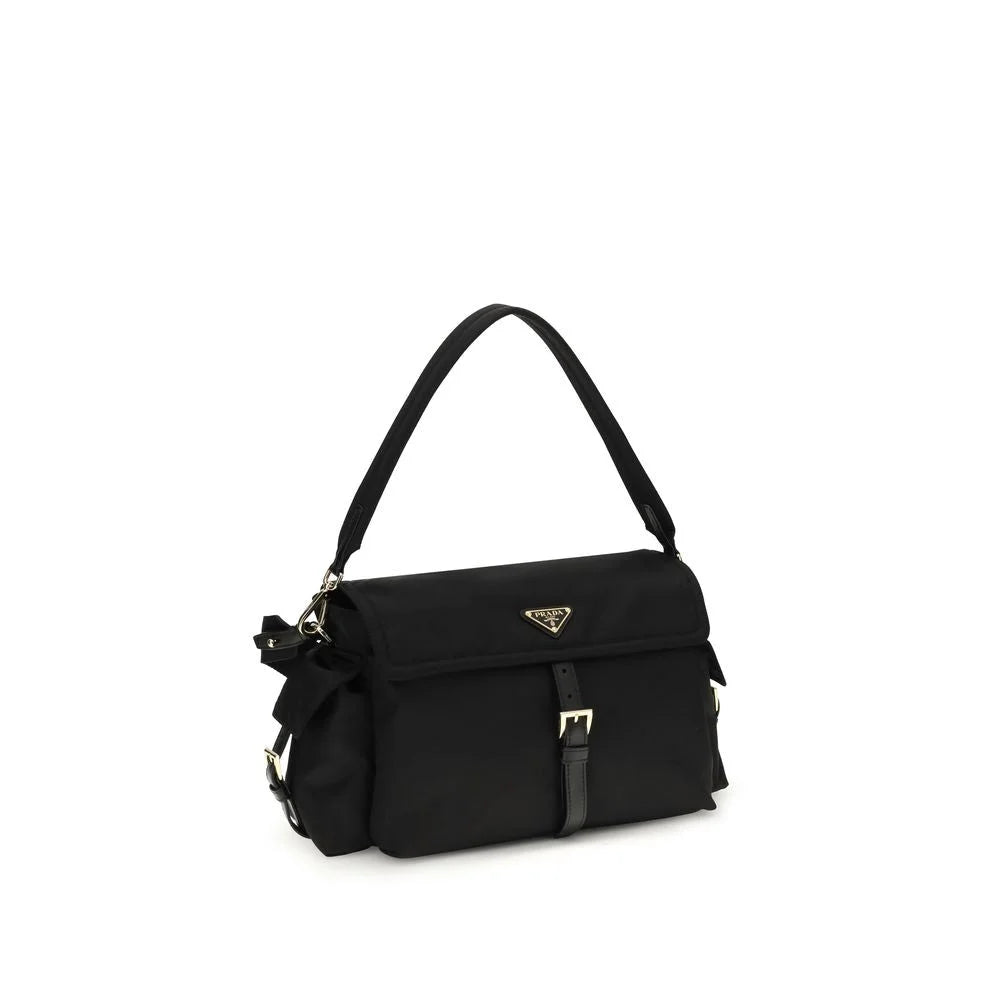 Prada Black Recycled Polyamide Shoulder Bag