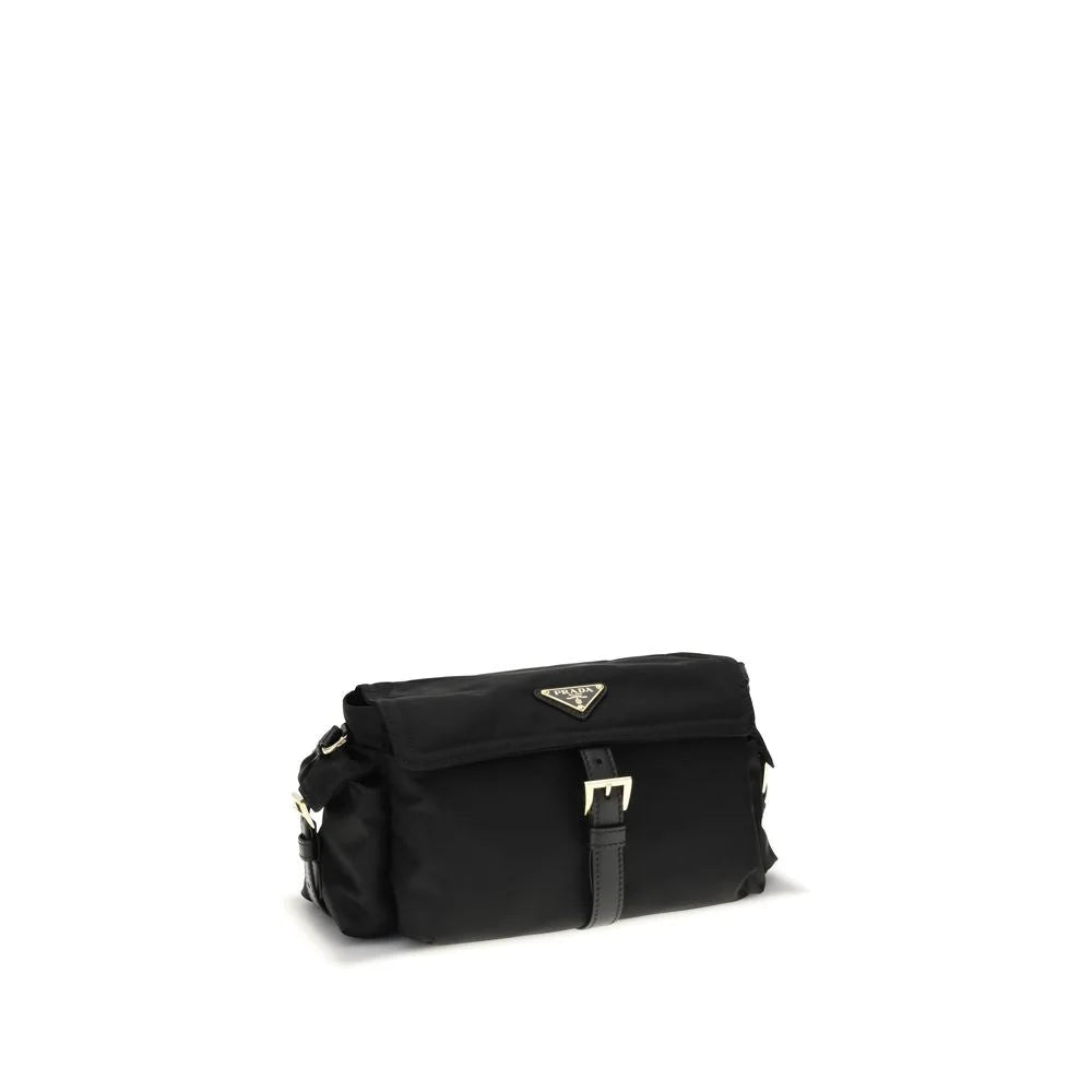 Prada Black Recycled Polyamide Shoulder Bag