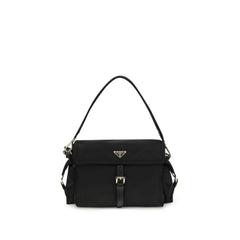 Prada Black Recycled Polyamide Shoulder Bag