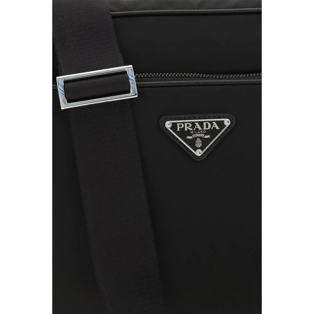 Prada Black Recycled Polyamide Shoulder Bag