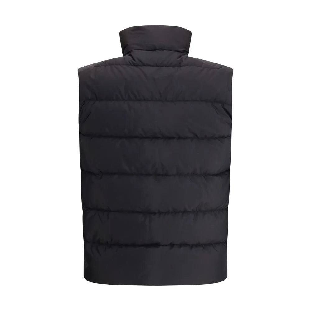 Prada Black Recycled Polyamide Sleveless Jacket