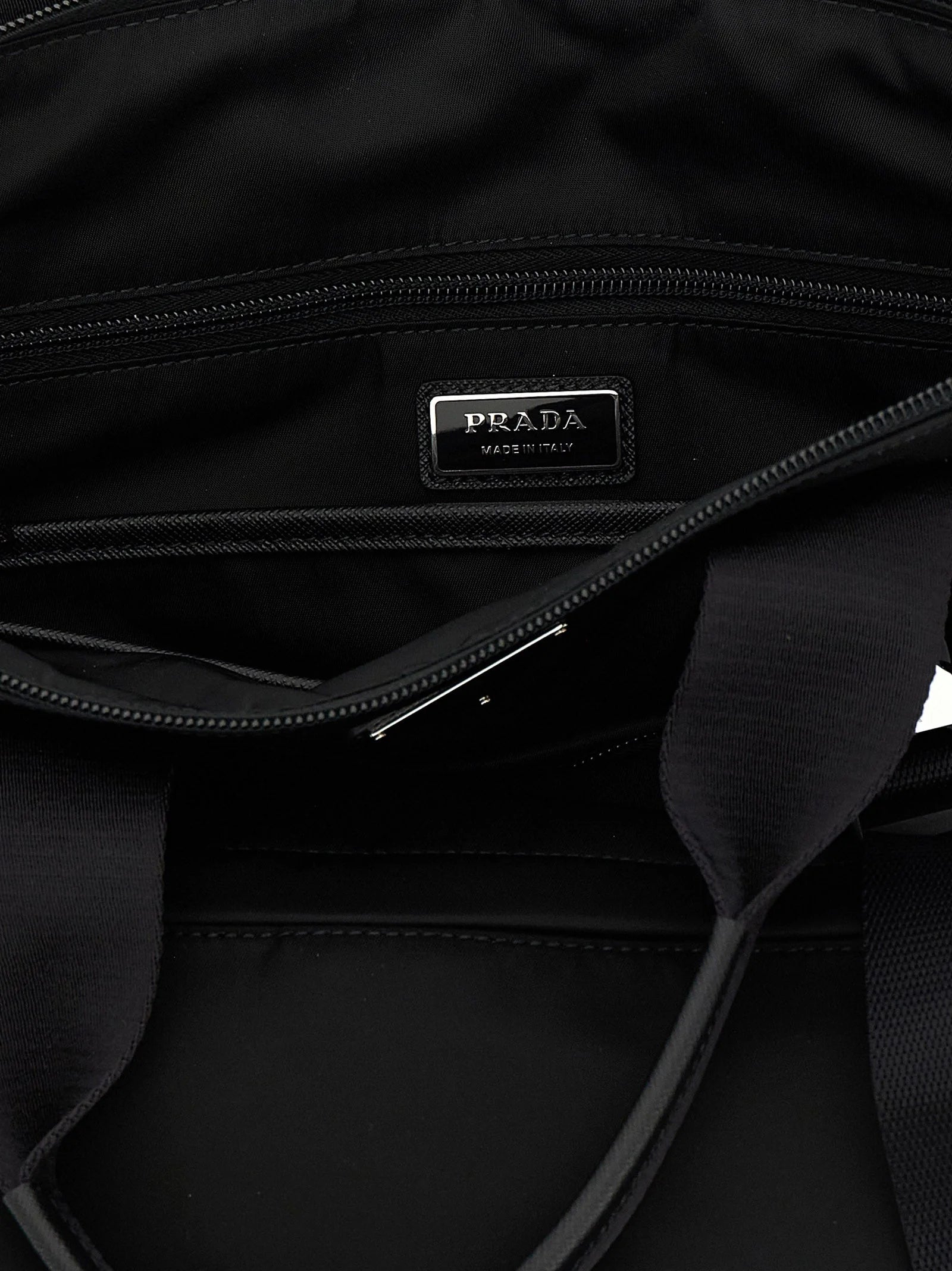 Prada Black Recycled Polyamide Tote Bag