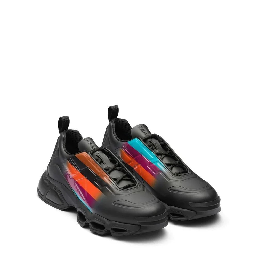 Prada Black Rubber Chunky Sneakers - EU41/US8