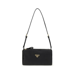 Prada Black Silk Shoulder Bag