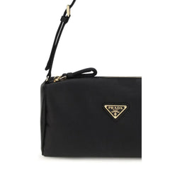 Prada Black Silk Shoulder Bag