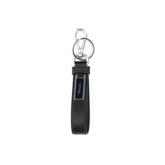 Prada Black Stainless Steel Keychain