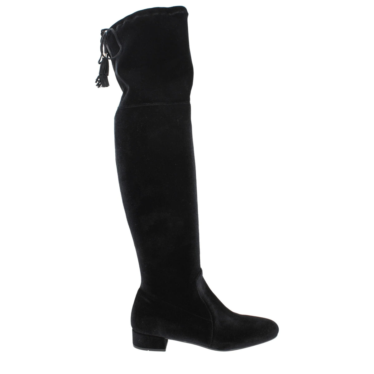 Czarne botki Prada z weluru over the knee - EU38/US8