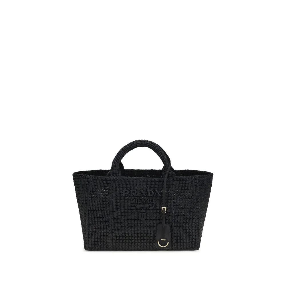 Prada Black Viscose Handbag