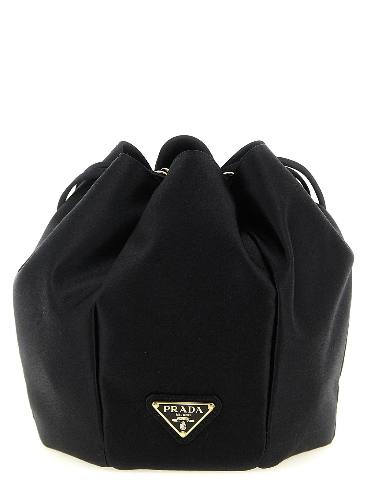 Prada Black Viscose Shoulder Bag