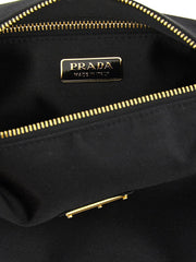 Prada Black Viscose Shoulder Bag