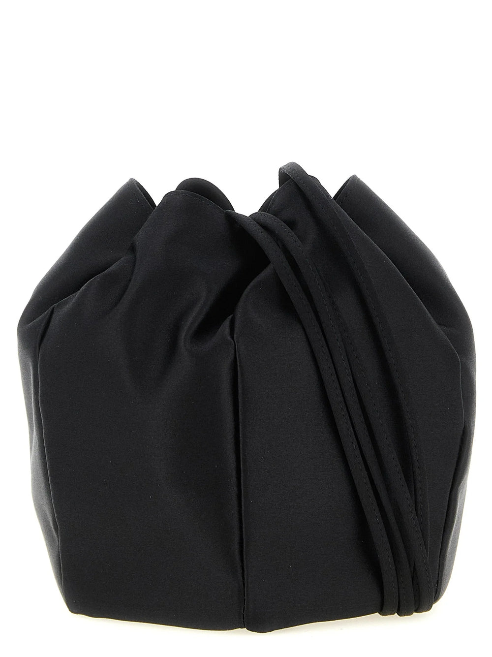 Prada Black Viscose Shoulder Bag