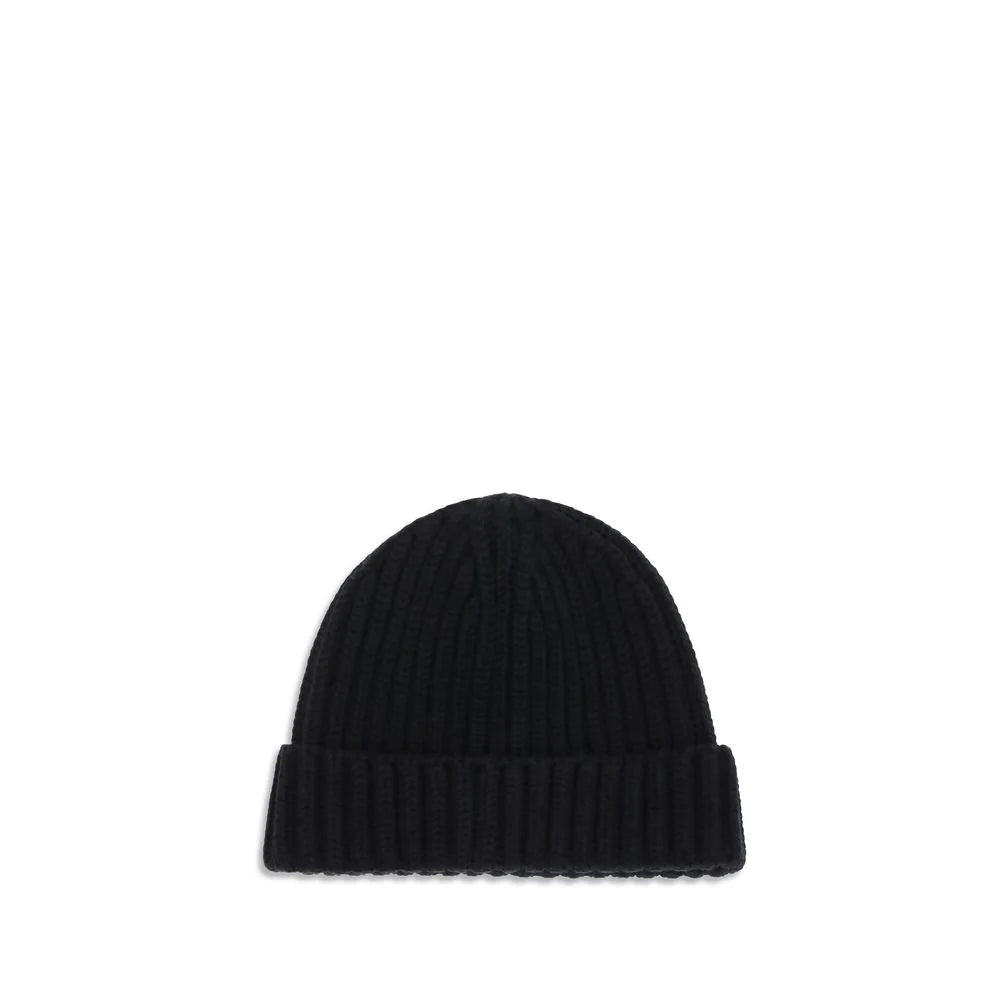 Prada Black Wool Oves Aries Beanie - M