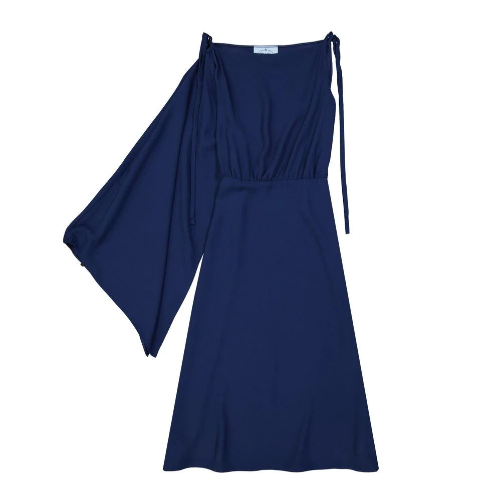 Prada Blue Acetate Cocktail Dress - IT46 | S