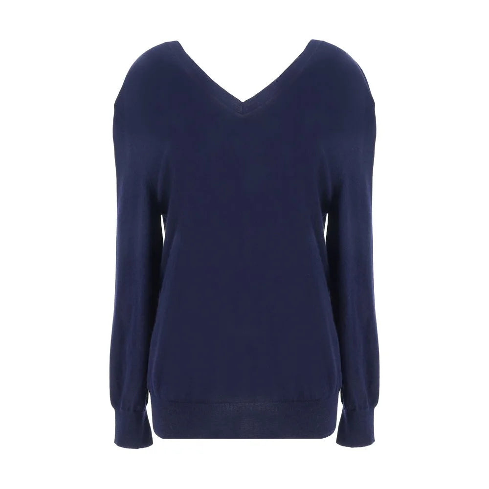 Prada Blue Cashmere Cardigan - IT40 | M
