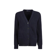 Prada Blue Cotton Cardigan - 40