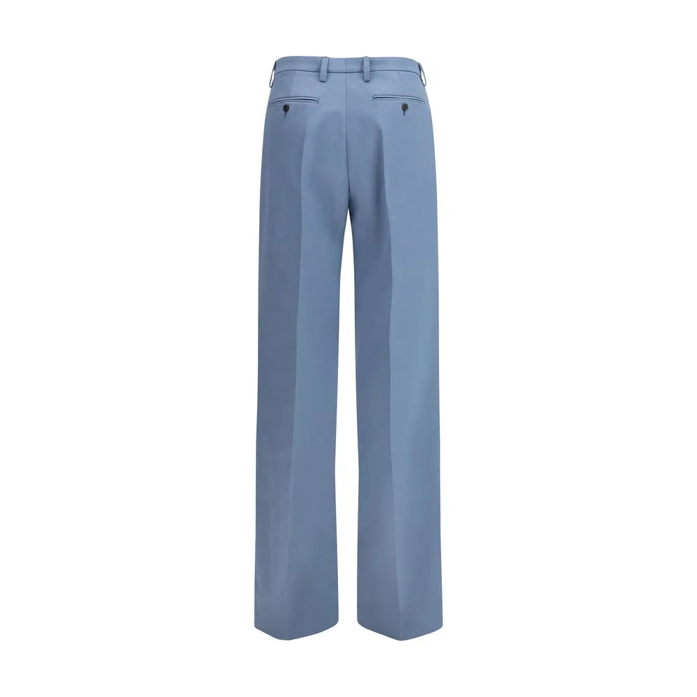 Modré bavlněné chino kalhoty Prada - IT40 | M