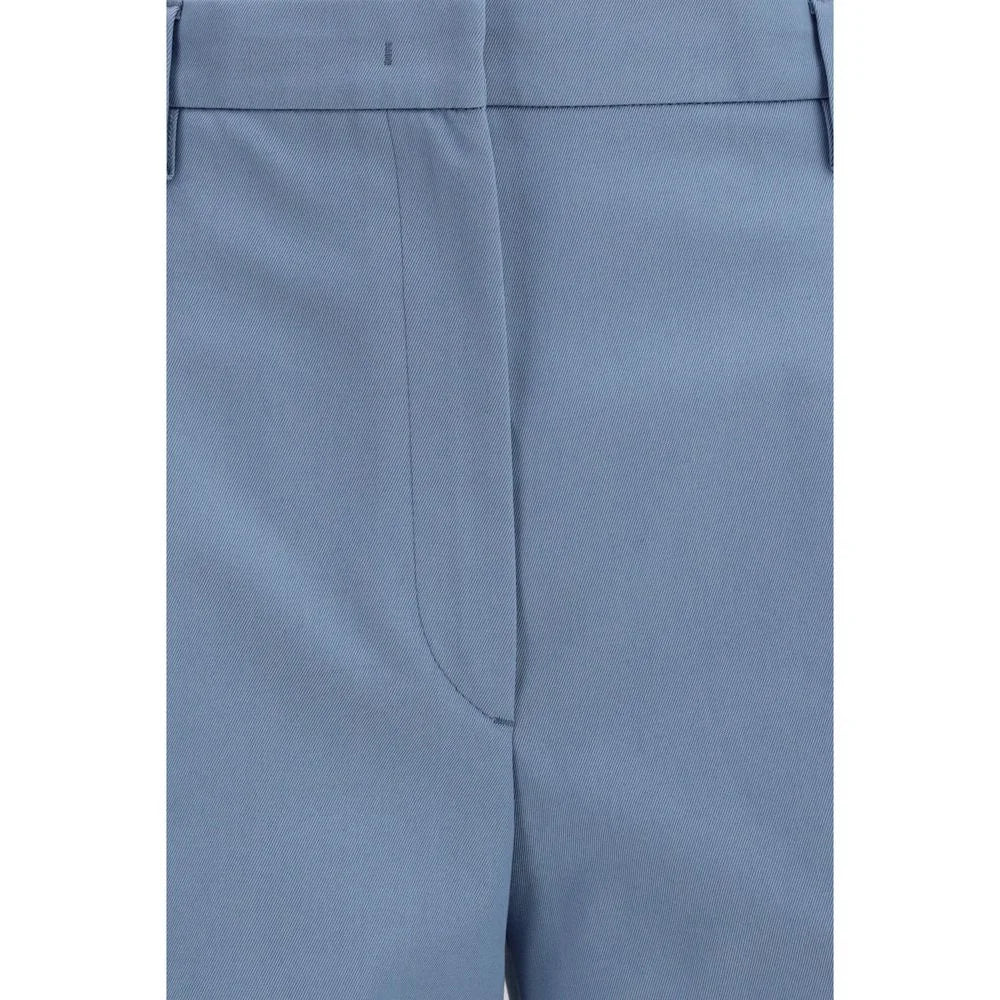 Modré bavlněné chino kalhoty Prada - IT40 | M