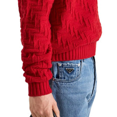 Prada Blue Cotton Straight-Leg Jeans - W30