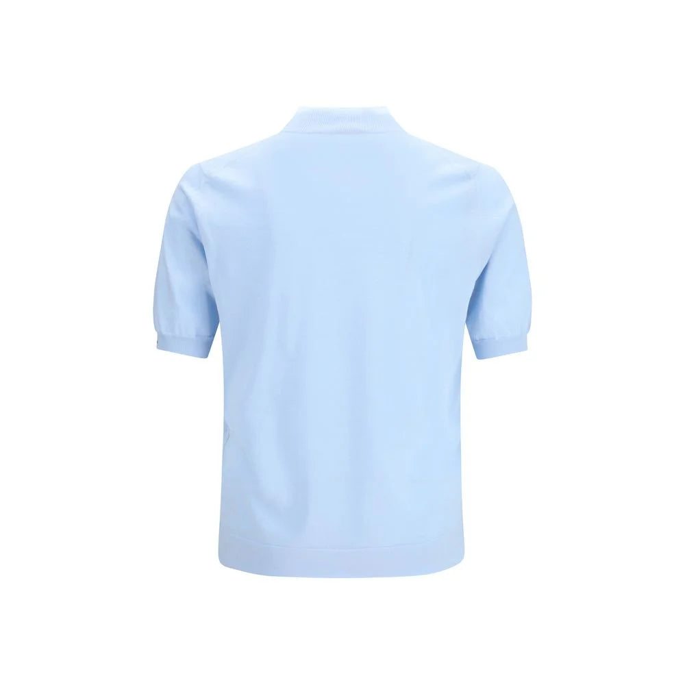 Prada Blue Cotton Sweatshirt
