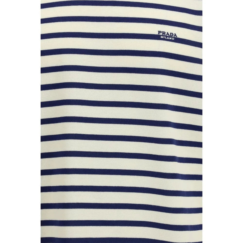 Prada Blue Cotton Sweatshirt