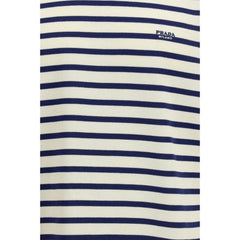 Prada Blue Cotton Sweatshirt