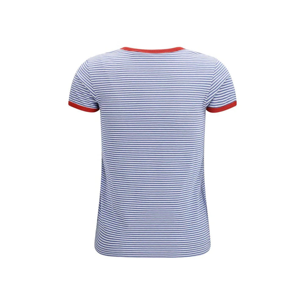 Prada Blue Cotton T-Shirt - IT42 | L