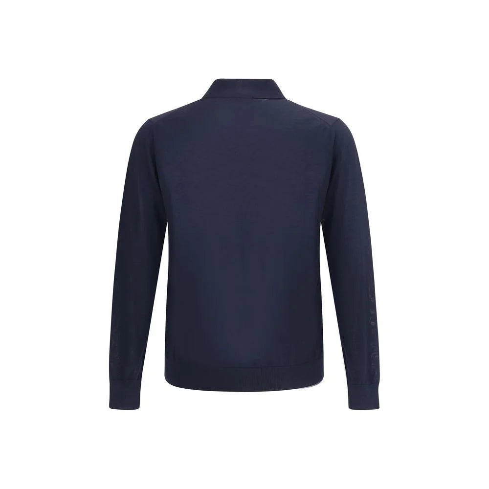 Prada Blue Fleece Wool Sweatshirt - IT52 | XL