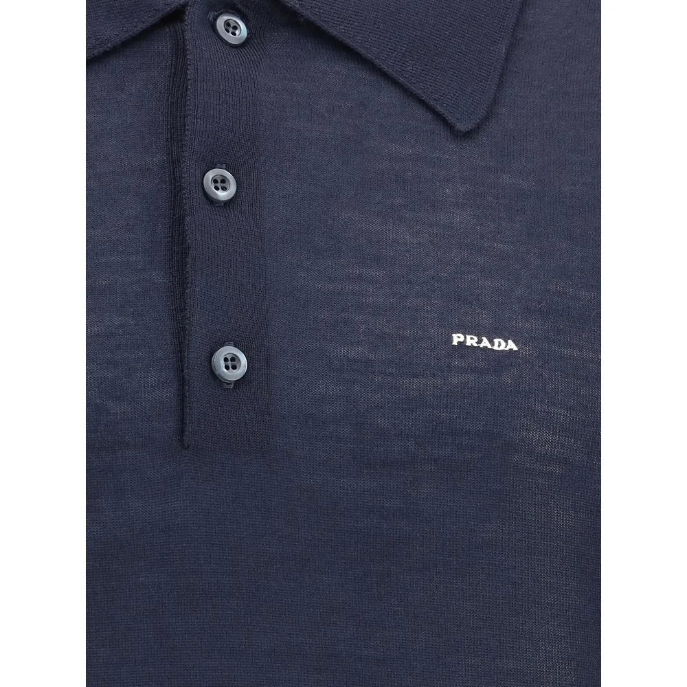 Prada Blue Fleece Wool Sweatshirt - IT52 | XL