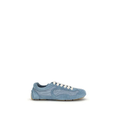 Prada Blue Lamb Ovis Aries Aries Athletic Sneakers - EU38.5/US8.5