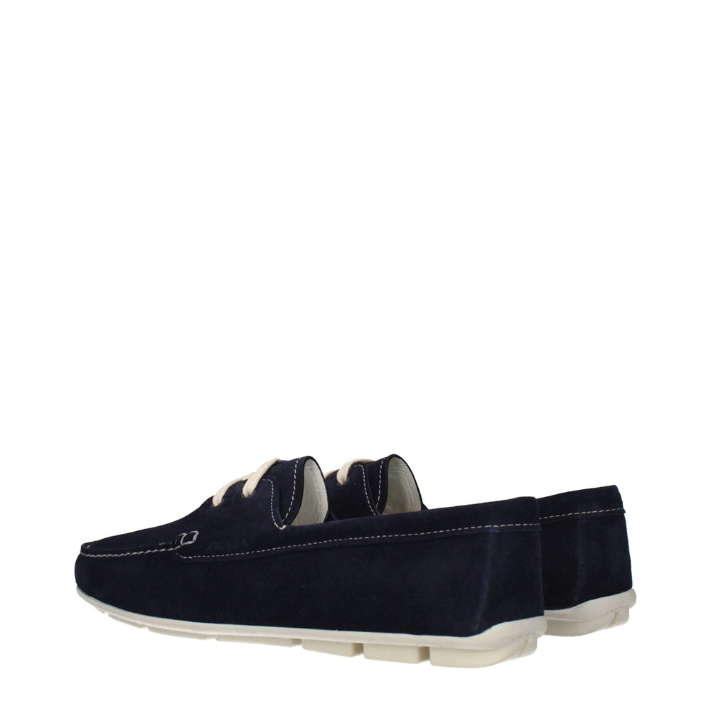 Prada Modré kožené lodičky - EU41/US11