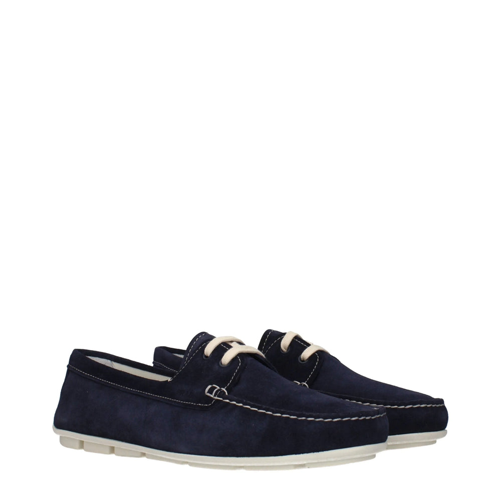 Prada Modré kožené lodičky - EU41/US11