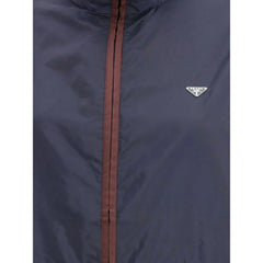 Prada Blue Polyamide Shell Jacket - IT40 | M